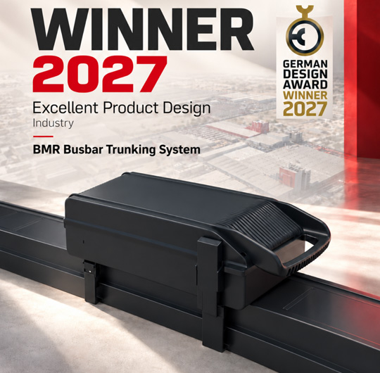 German Design Award 2027 for BMR Busbar Trunking System